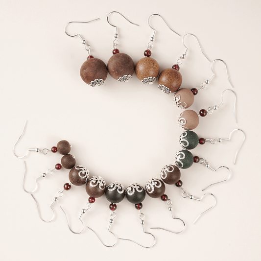 Gentle Herbal Aroma Earrings | Fragrance at Your Step