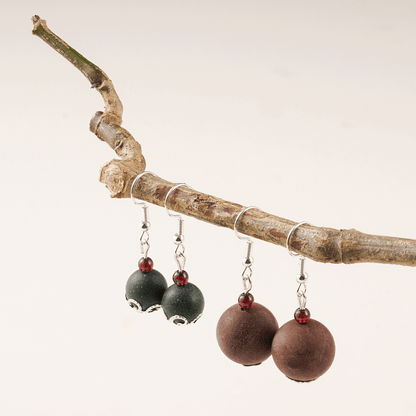 Gentle Herbal Aroma Earrings | Fragrance at Your Step