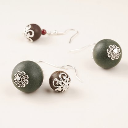 Gentle Herbal Aroma Earrings | Fragrance at Your Step