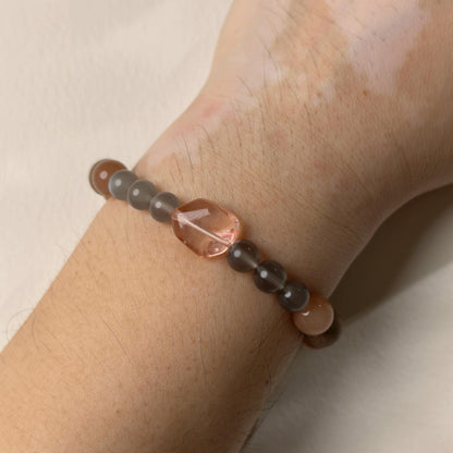 Cancer | Inner Tide | Aroma Crystal Bracelet with Moonstone (Sleep & Healing)