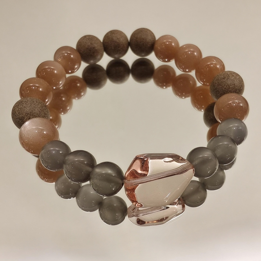 Cancer | Inner Tide | Aroma Crystal Bracelet with Moonstone (Sleep & Healing)