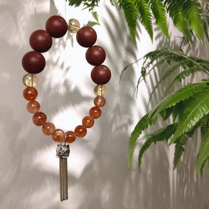 Leo | Lion’s Aura | Aroma Crystal Bracelet with Citrine (Beauty & Empowerment)
