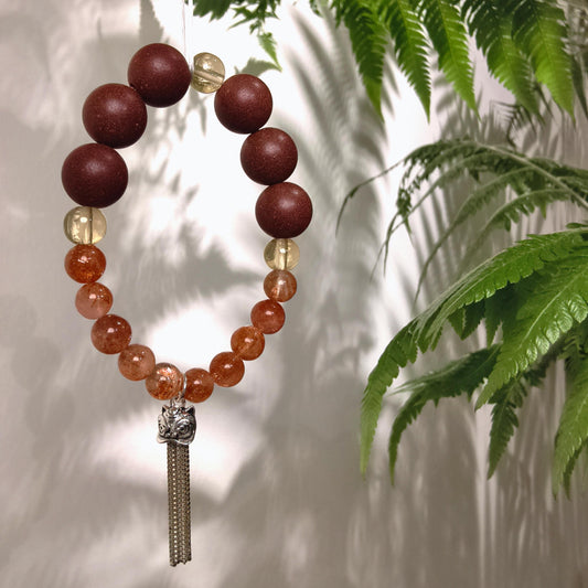 Leo | Lion’s Aura | Aroma Crystal Bracelet with Citrine (Beauty & Empowerment)