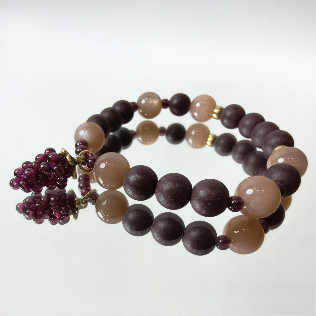 Virgo | Mercury Flow | Aroma Crystal Bracelet with Garnet and Rose Quartz (Clarity and Love)