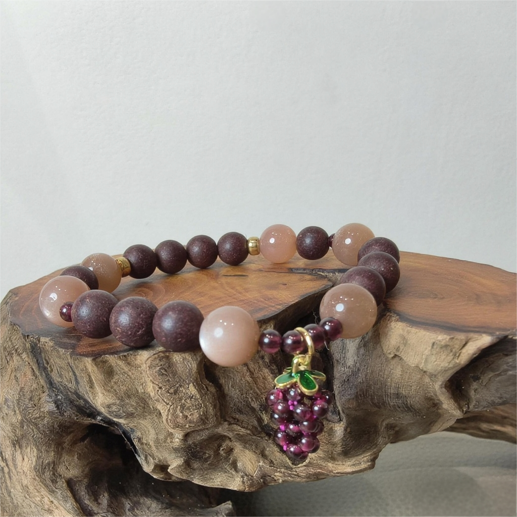 Virgo | Mercury Flow | Aroma Crystal Bracelet with Garnet and Rose Quartz (Clarity and Love)