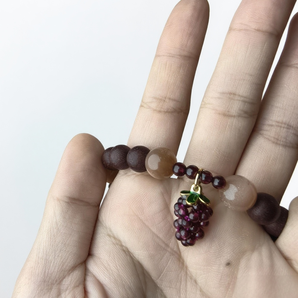 Virgo | Mercury Flow | Aroma Crystal Bracelet with Garnet and Rose Quartz (Clarity and Love)